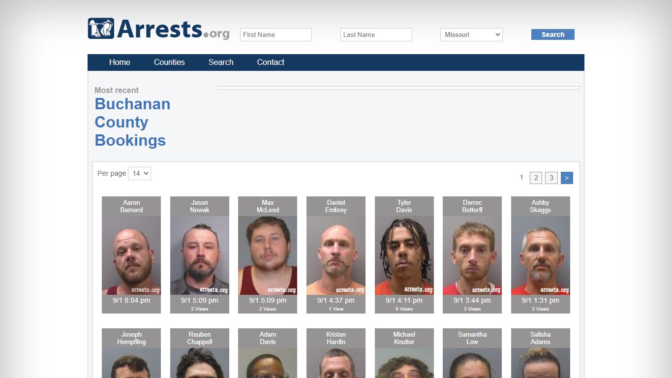 Buchanan County Arrests and Inmate Search